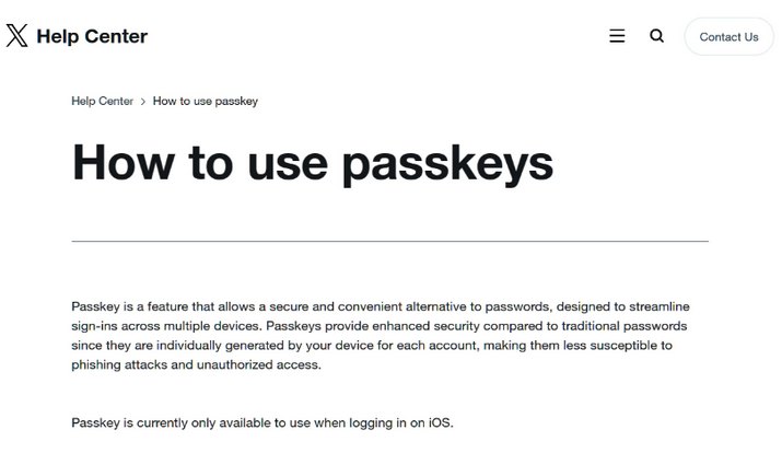 阳西苹果维修店铺分享iOS用户如何通过通行密钥(Passkey)登录 